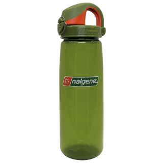 NG OTF Sustain Trinkflasche Nalgene mit Einhand Druckverschluss On the fly 0,65L Juniper/Orange Green Orange