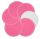ImseVimse Nursing Pads Stay Dry, waschbare Stilleinlagen „bleib-trocken“, 3 Paar pink, 12cm
