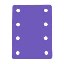 Schwimminsel Schwimmmatte mit 8 Löchern 950 x 700 x 38 mm Blau