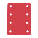 Schwimminsel Schwimmmatte mit 8 Löchern 950 x 700 x 38 mm Grün