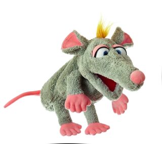 Living Puppets Schnurzpiepe die Ratte Handpuppe 34cm