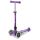 Mini Micro DELUXE LED Purple foldable zusammenklappbar Tretroller Kinder Scooter