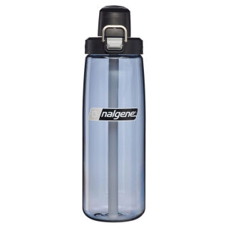 NALGENE NG Sustain Freshflow Wasserflasche Grey mit Strohhalm, 650 ml