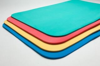 Schwimmmatte 550x500x8 mm Baby-Kleinkind Starker Auftrieb Gelb