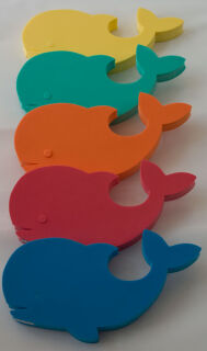 Auftriebshilfe Schwimmspass Wal 390x200x38mm  Rot