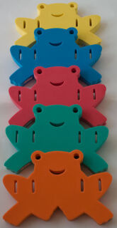 Auftriebshilfe  Schwimmhilfe Schwimmspass Frosch 390x300x38mm Grün
