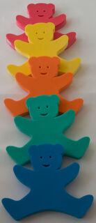 Auftriebshilfe Schwimmhilfe Schwimmspaß Bär Bear 340x290x38mm Orange