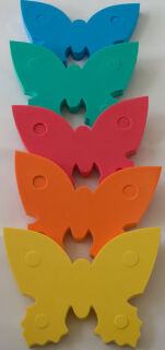 Auftriebshilfe Schwimmhilfe Schwimmspaß Schmetterling 390x300x38mm Gelb
