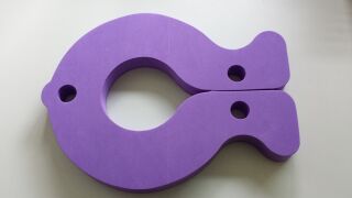 Schwimmbrett Fisch Schwimmfisch Schwimmhilfe Fisch Lila Purple Violett