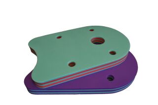 Schwimmbrett Klassik 480x300x38mm  Baby, Kinder, Erwachsene - Stripes - Gestreift Grün