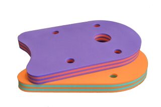 Schwimmbrett Klassik 480x300x38mm  Baby, Kinder, Erwachsene - Stripes - Gestreift Lila Purple Violett