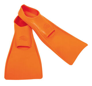 FLIPPER Swimsafe Schwimmflossen Kinder Baby Flossen (Paar) Farbe Orange 22-24