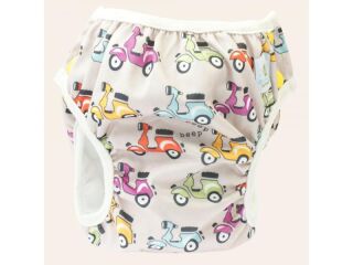 Blümchen Schwimmwindel Badewindel Roller BabyBadehose S 3-6 kg