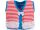 Konfidence Jacket Kinder Schwimmweste Schwimmhilfe Neopren Marthas Red Stripe Frills 6 - 7 Jahre