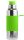 Pura Sport Edelstahl Flasche mit Silikon Sleeve und Big Mouth Sport Trinkverschluss 800 ml, plastikfrei Grün