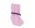 Playshoes Regenfüßling Regenfüßlinge mit Fleece-Futter, verschiedene Farben, Oeko-Tex Standard 100 408911 Unisex-Baby Krabbelschuhe Rosa Small