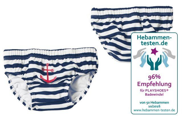 Produktbild von PUSBLU Schwimmwindel Mit Eis-Muster, Grün, Gr. 74/80, 1 St Dauerhaft