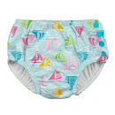 Iplay Swim Diaper Badewindel Schwimmwindel Light Aqua Sailboat Sea M 8-10kg