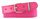 Playshoes Stretchgürtel mit Leder-Applikation Pink 55cm