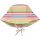 Iplay Sonnenhut Strandhut Schwimmhut UV-Schutz gestreift UV Bucket Hat Light pink multistripes 9-18M