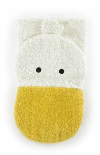 Fürnis Waschlappen mit lustigen Tiermotiven Klein 100% Bio Baumwolle GOTS 570 Ente klein