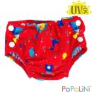 Popolini Badewindel Schwimmwindel Birdy Red
