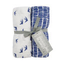 ImseVimse Bio XXL-Windeln Blue 2er pack Organic Muslin...