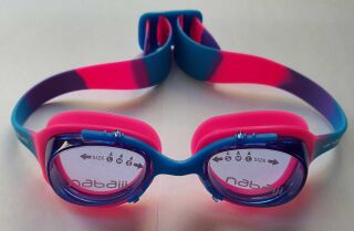 Schwimmbrille Antifog S 100% UV Schutz für Kleinkinder einstellbar Pink