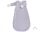Popolini iobio Schlafsack Winterschlafsack Vario Interlock/Teddyplüsch GOTS Grau-Ecru M=90cm