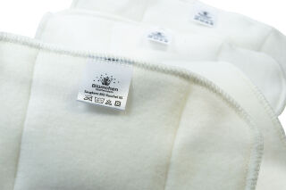 Blümchen BioBaumwoll Saugeinlage für Jugend/ Erwachsenenhose S 58cm Länge