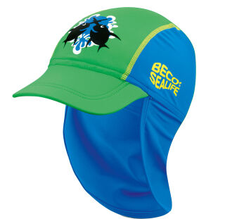 BECO Sealife Sonnenhut Strandhut Schwimmhut UV-Schutz Blue Blau UV Brim Hat Gr. 2 ca. 52cm