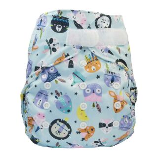 Blümchen 2in1 One Size Eco Shell Überhose 5-16kg Fantasy Animal Spirit