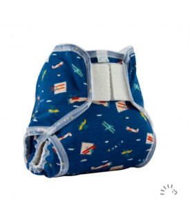 Popolini Überhose PopoWrap Blue Planes Windelüberhose L 9-15 kg