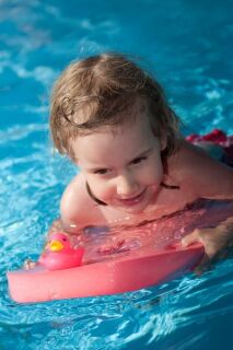 Schwimmbrett Klassik Blau