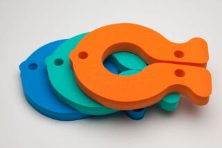 Schwimmbrett Fisch Schwimmfisch Schwimmhilfe Fisch Orange