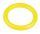 BECO Tauchring glatt Gelb