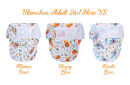 Blümchen Jugend/ Erwachsenen 2in1 Schutzhose Designs XS